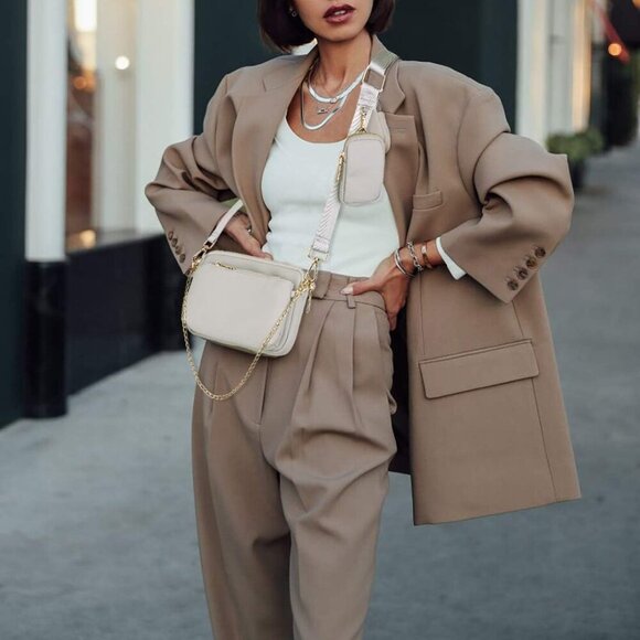 Small Crossbody Bags for Women 3 in 1 Trendy Belt Purse Fashion Designer Mini Cu - Picture 7 of 8